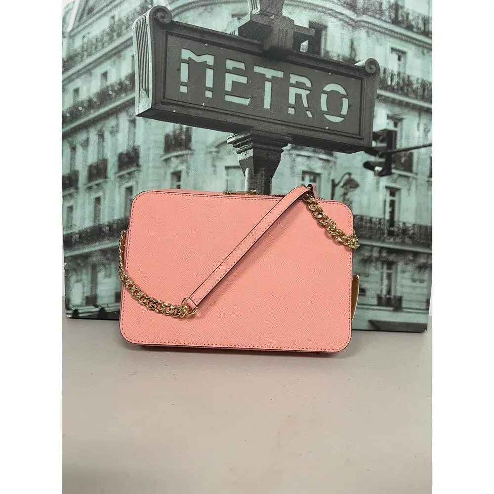 Michael Kors 35T8GTTC9L Jet Set Large Saffiano Leather Camera Crossbody Bag